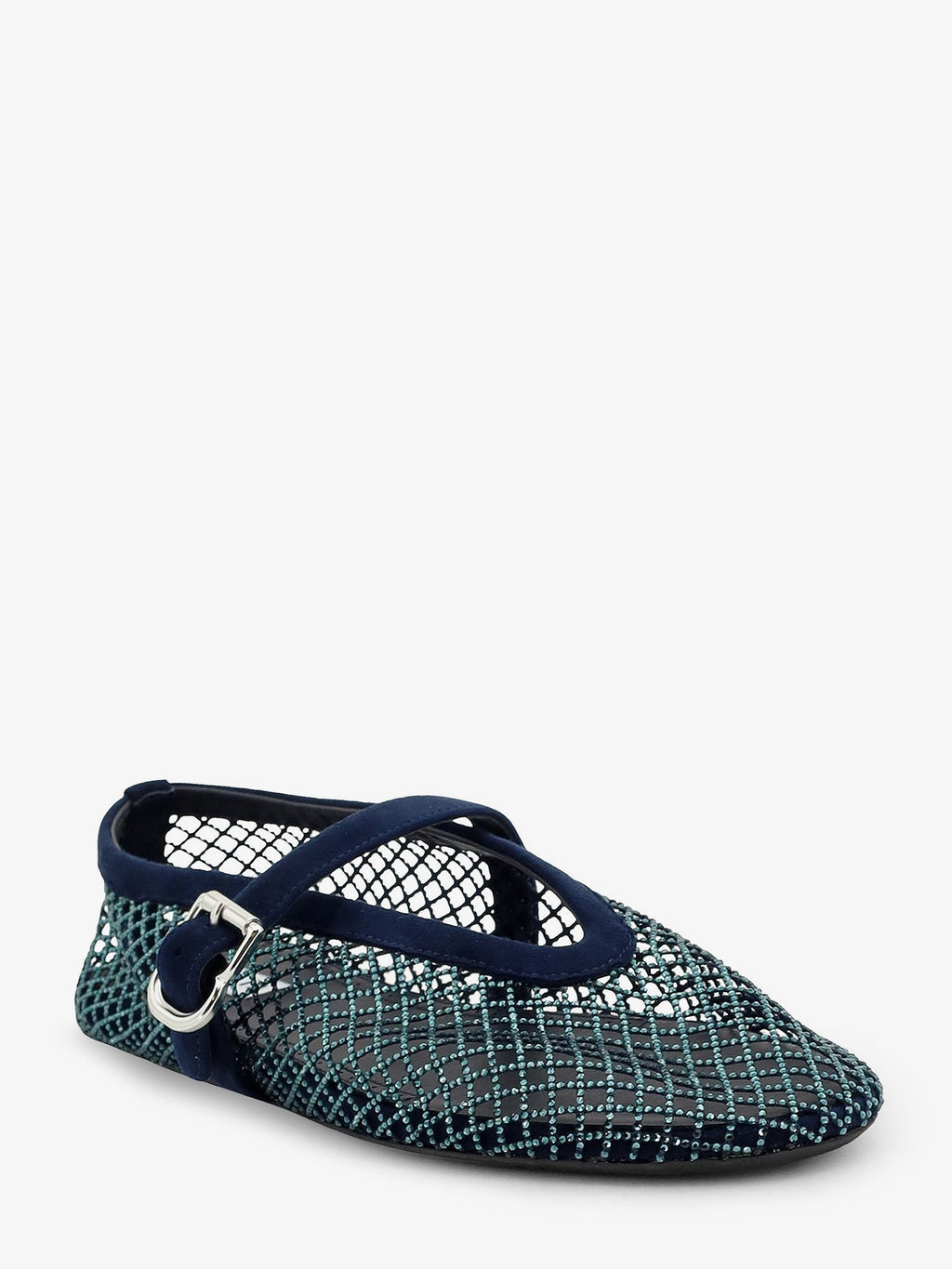 Le Ballerine Flats mesh balerinas with rhinestone detail 2