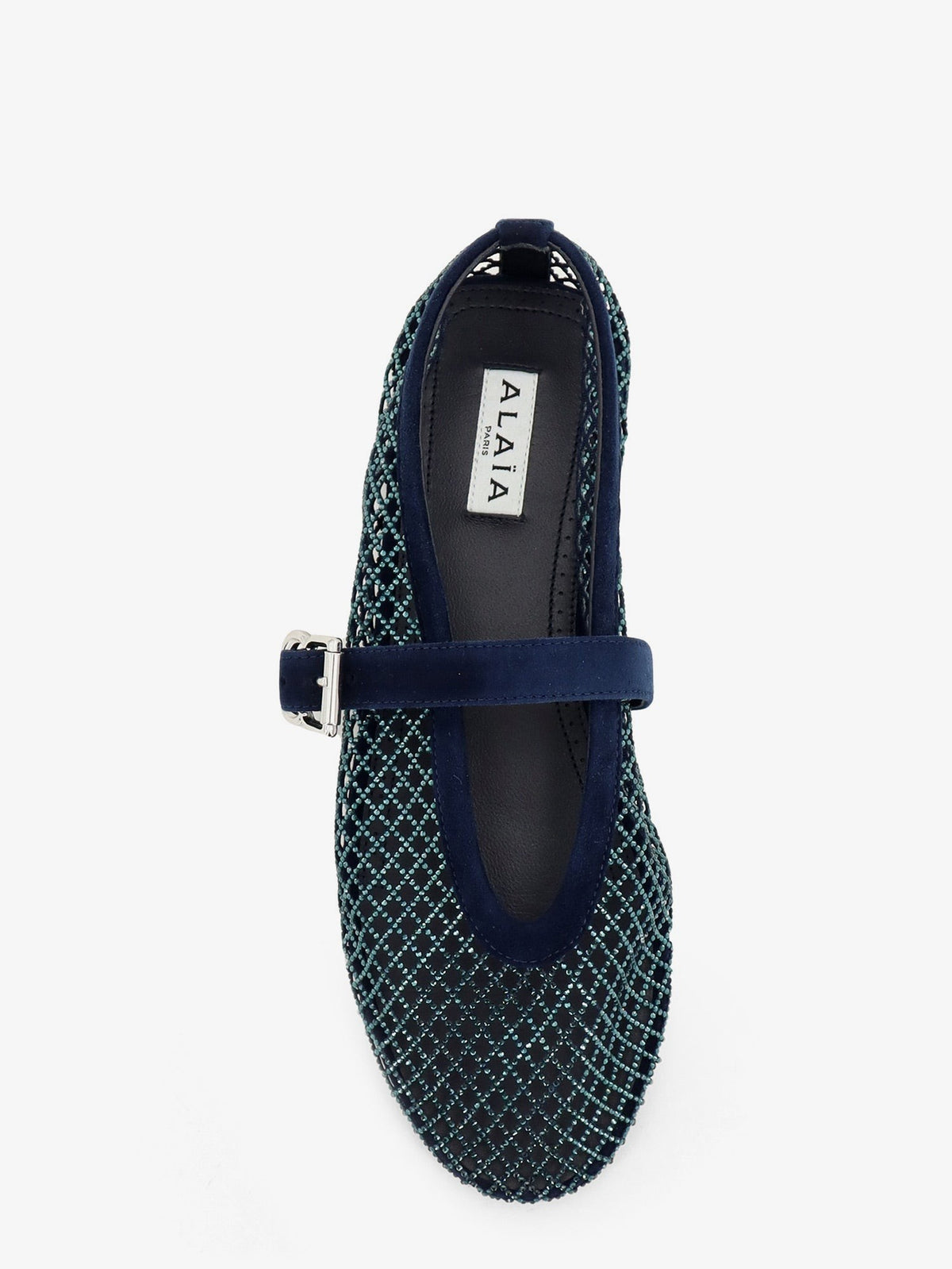 Le Ballerine Flats mesh balerinas with rhinestone detail 5