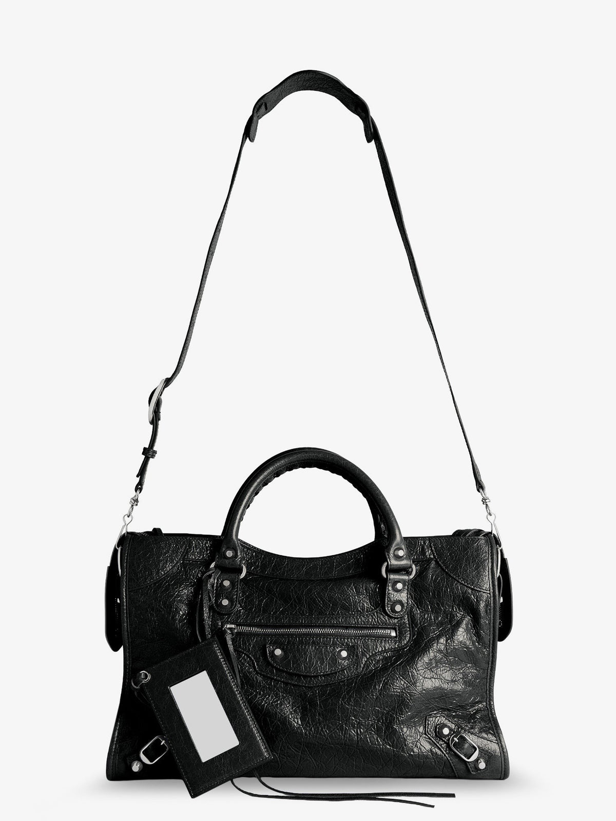 Le City M leather crossbody bag 4
