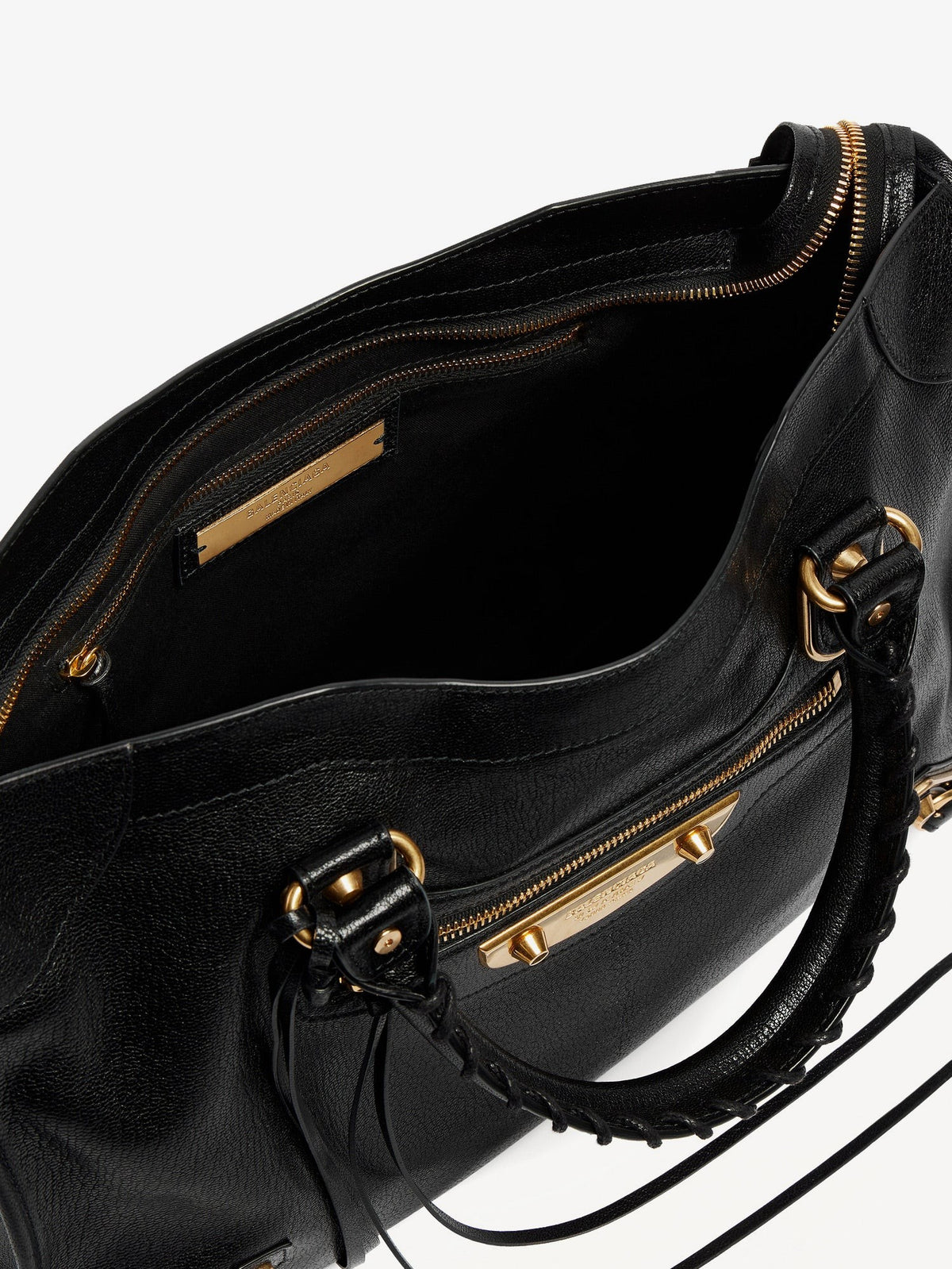 Le City Uptown leather handbag with stud detail 4