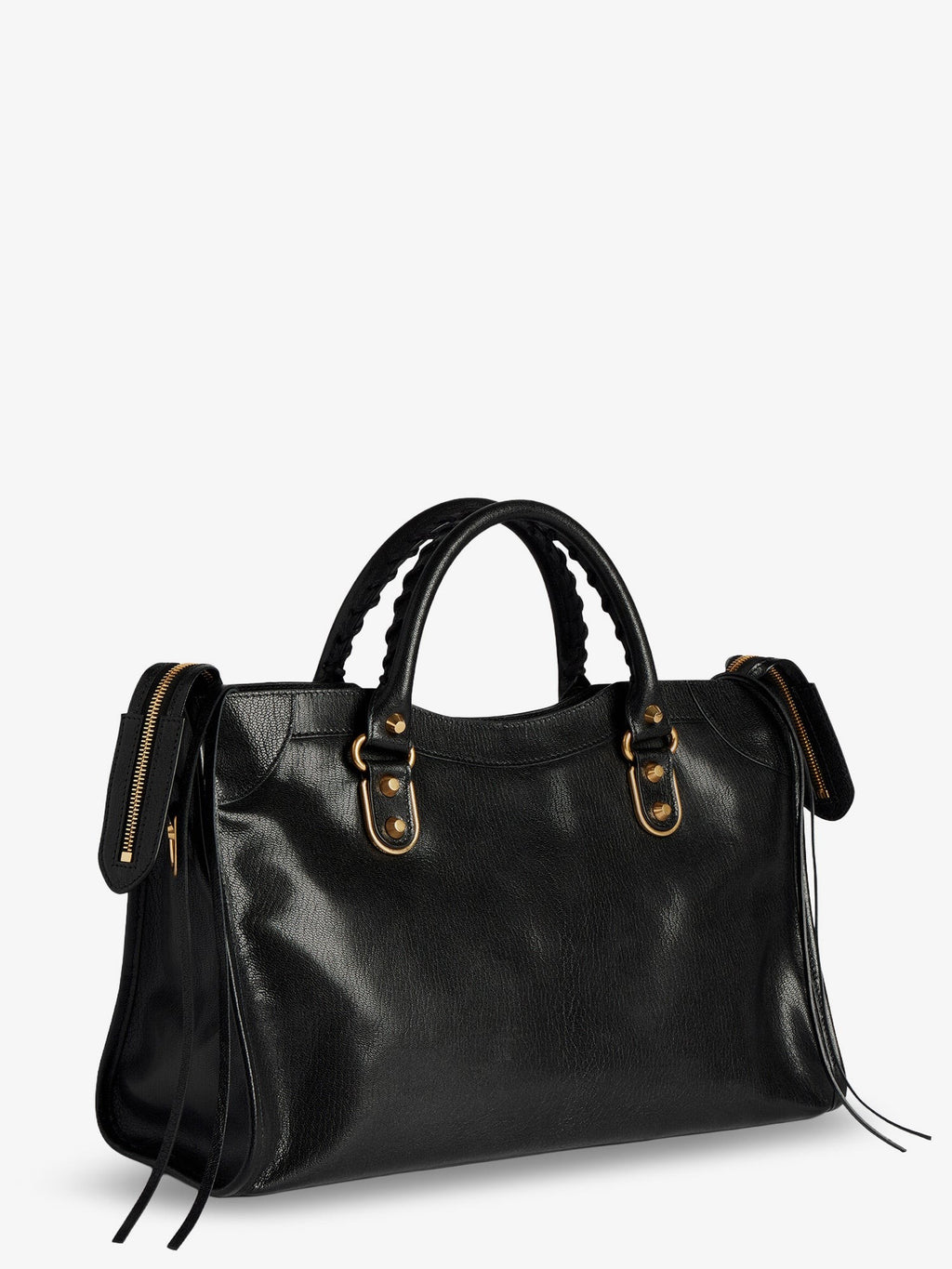 Le City Uptown leather handbag with stud detail 2