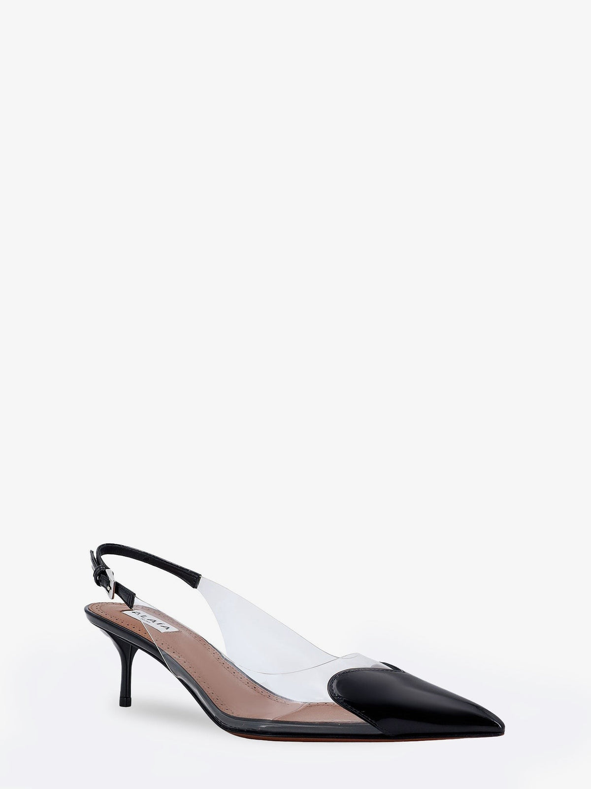 Le Coeur Slingback PVC and leather pumps 3