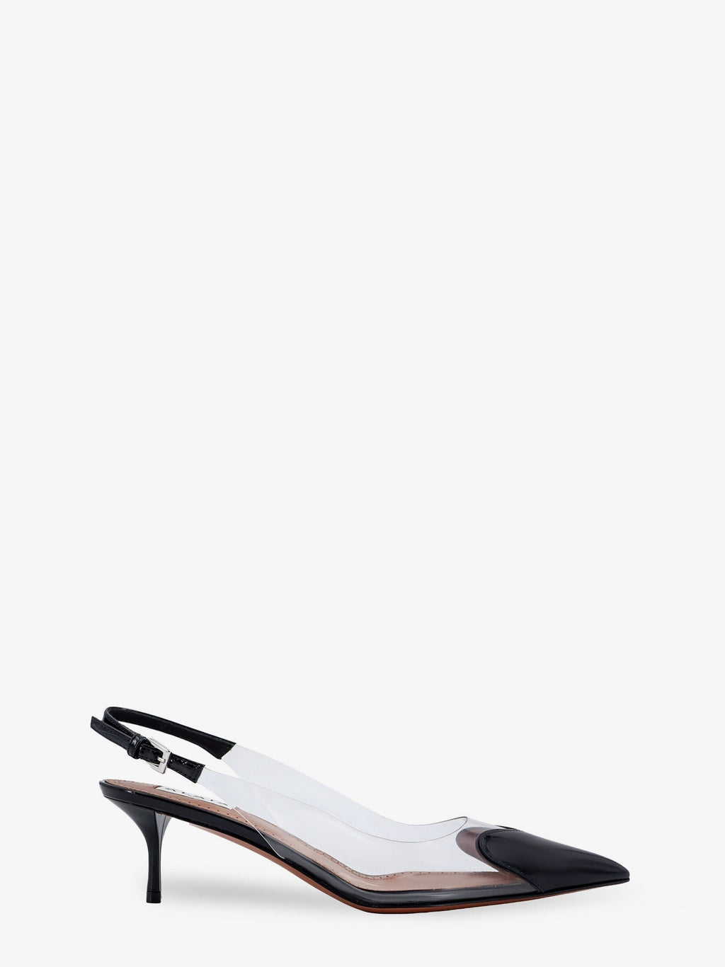 Le Coeur Slingback PVC and leather pumps