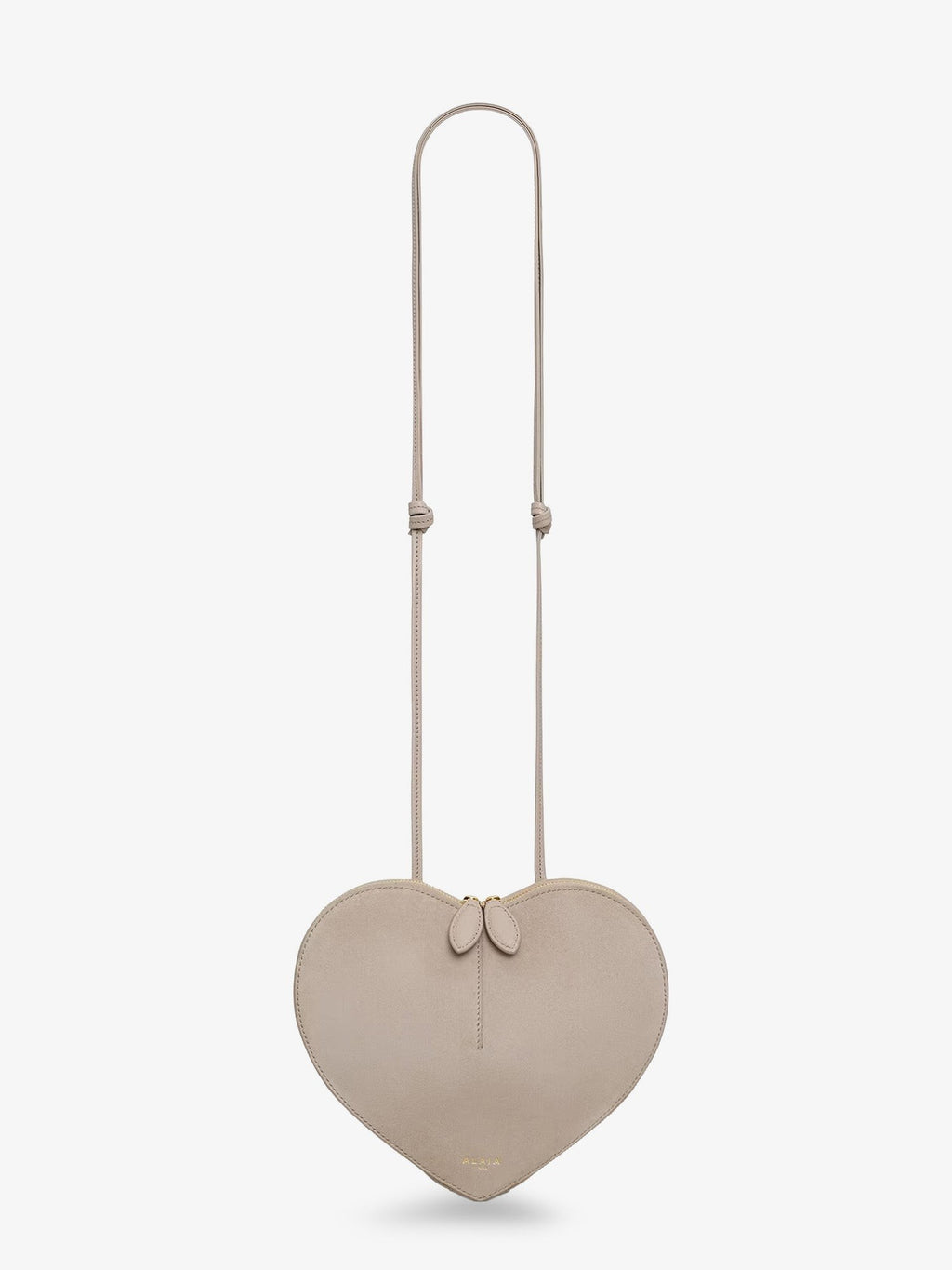 Le Coeur suede and leather crossbody bag