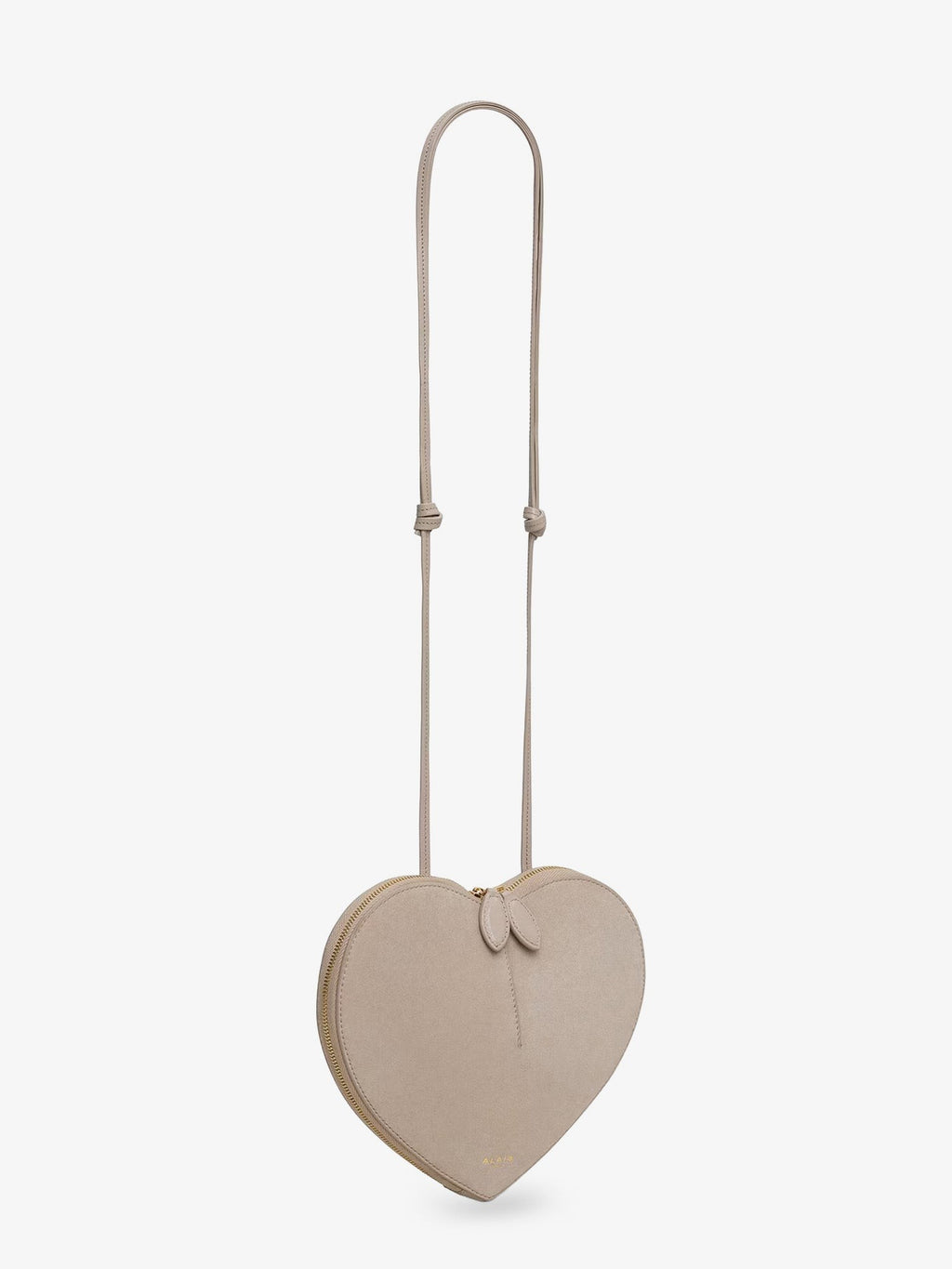 Le Coeur suede and leather crossbody bag 3
