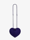 Le Coeur suede crossbody bag