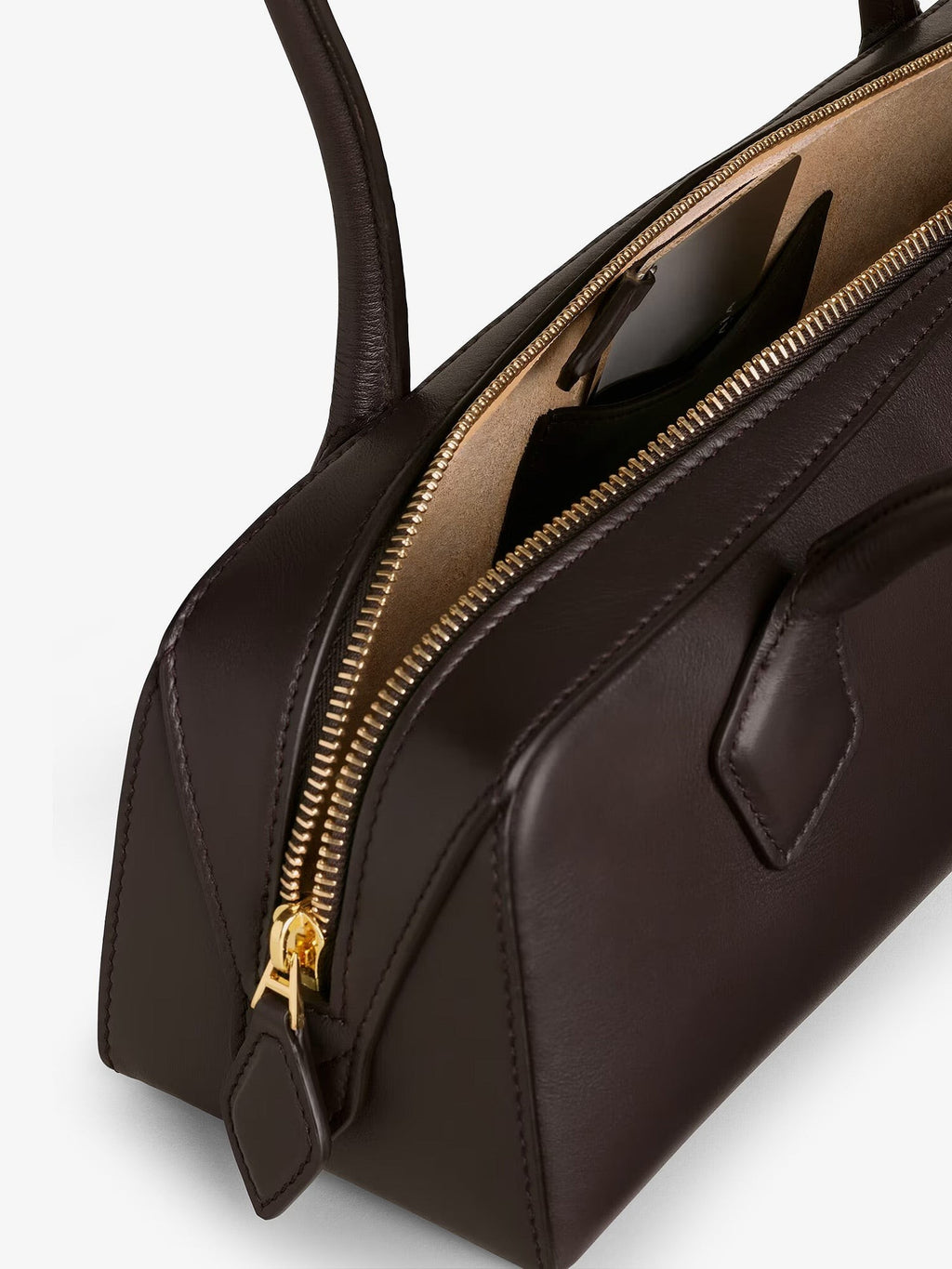 Le Teckel Medium leather shoulder bag 5