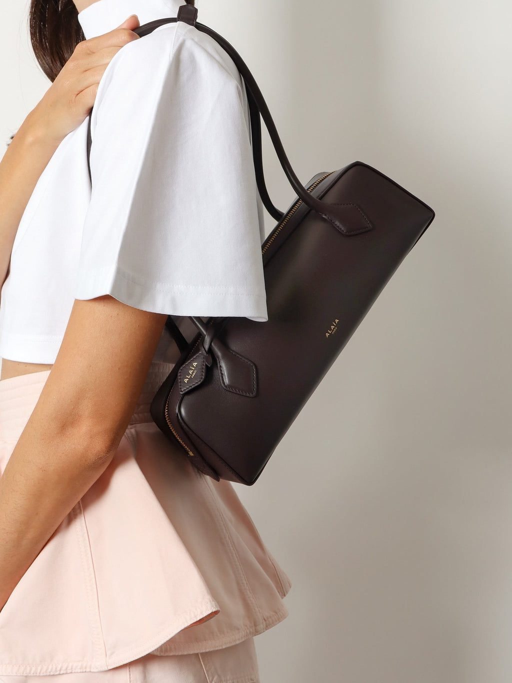Le Teckel Medium leather shoulder bag 2