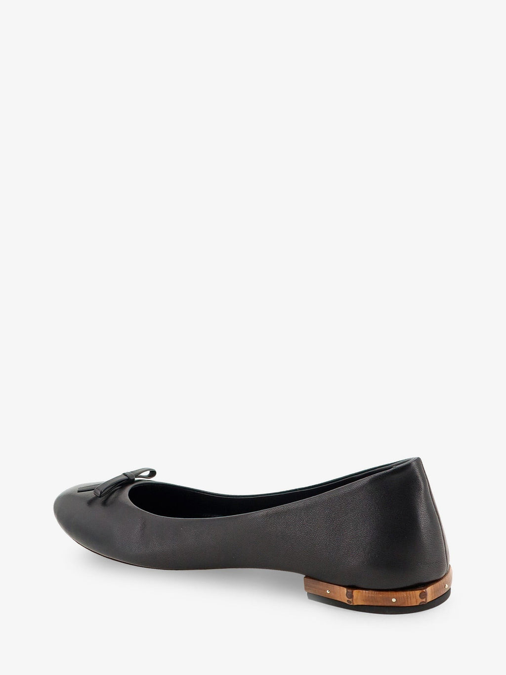 Leather and bamboo ballrinas 3