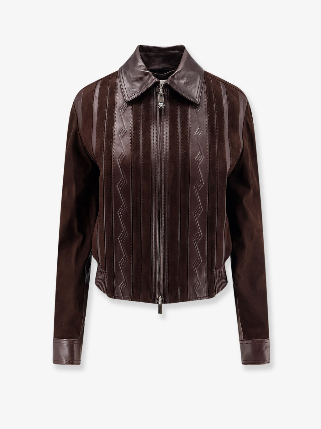 Leather and suede jacket