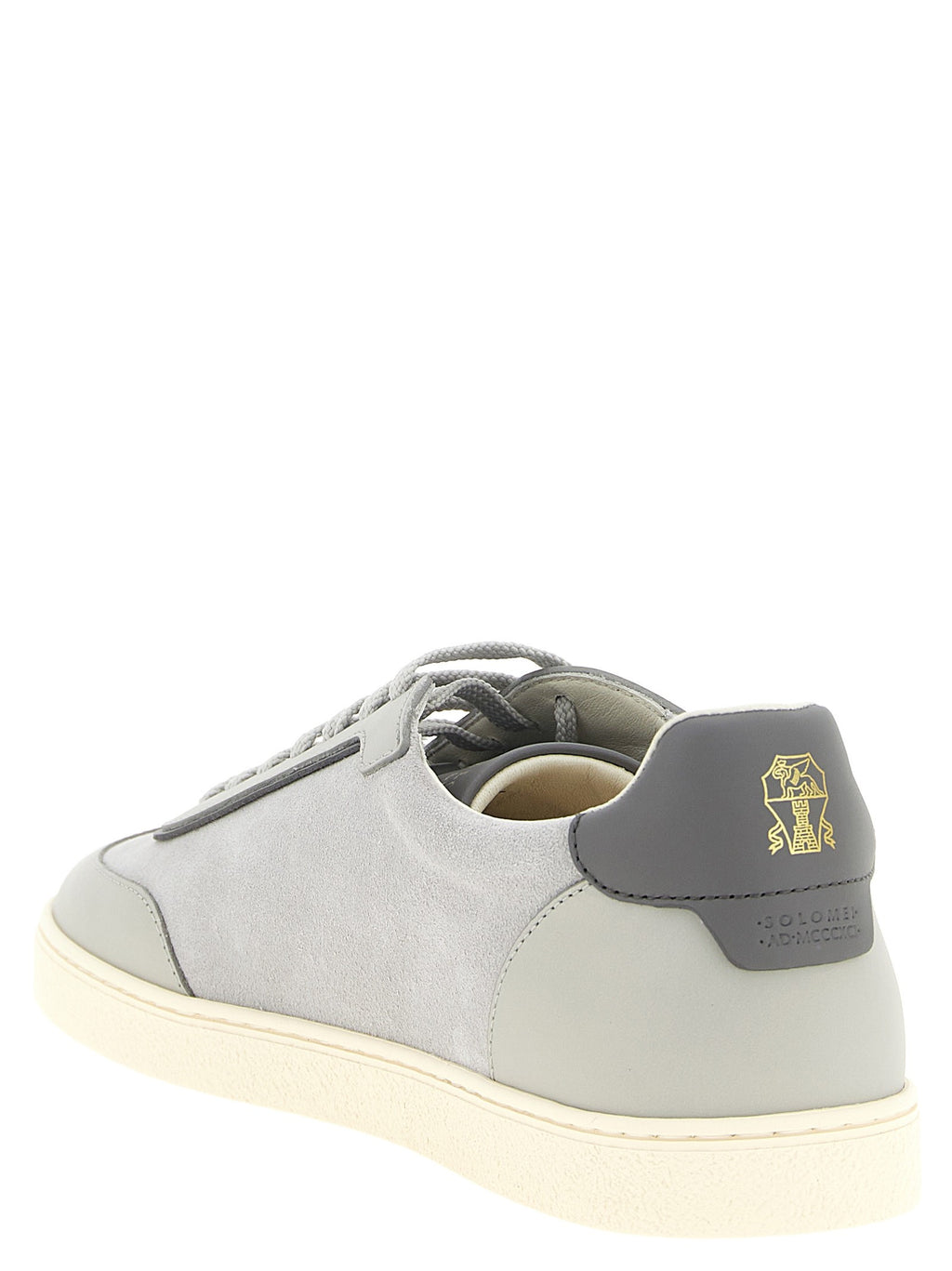 Leather and suede sneakers 3
