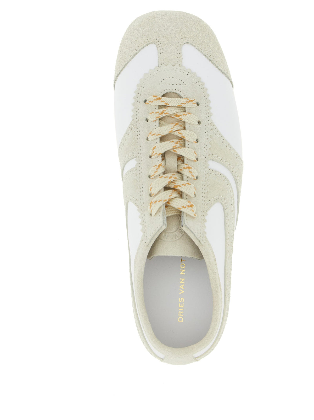 Leather and suede sneakers 4
