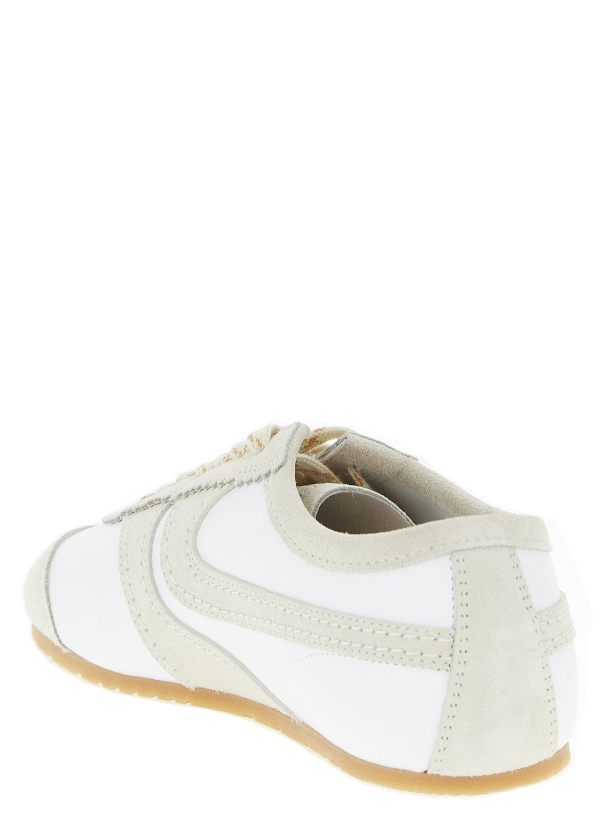 Leather and suede sneakers 3