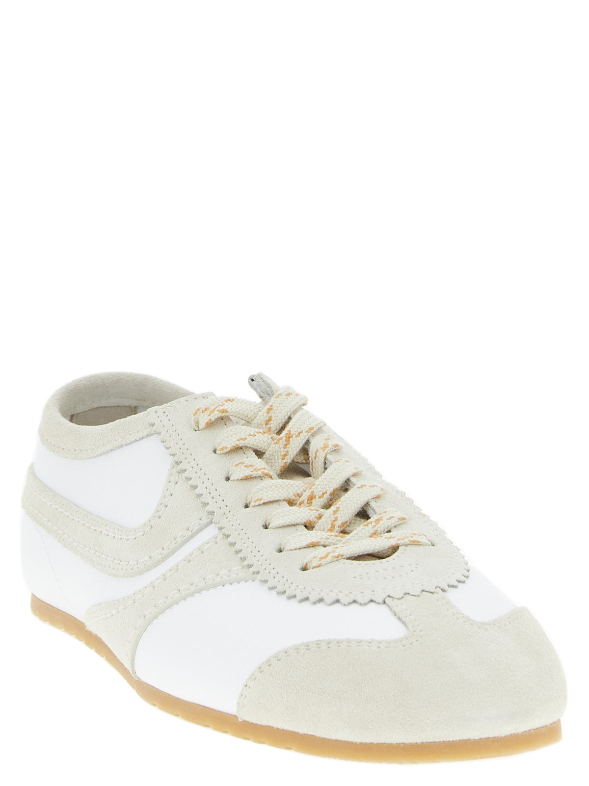 Leather and suede sneakers 2
