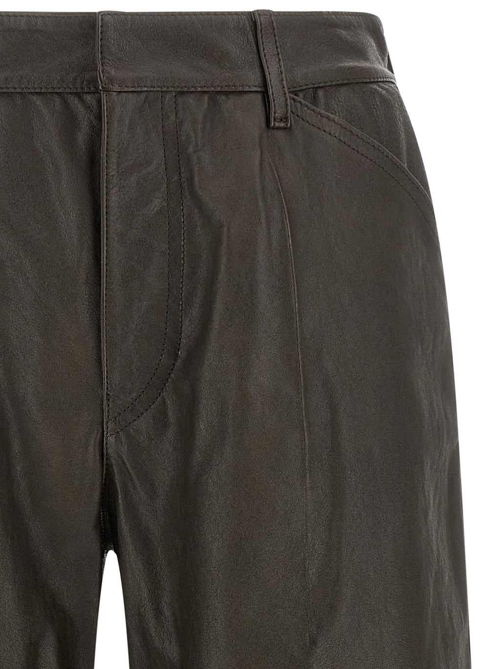 Leather bermuda shorts 3