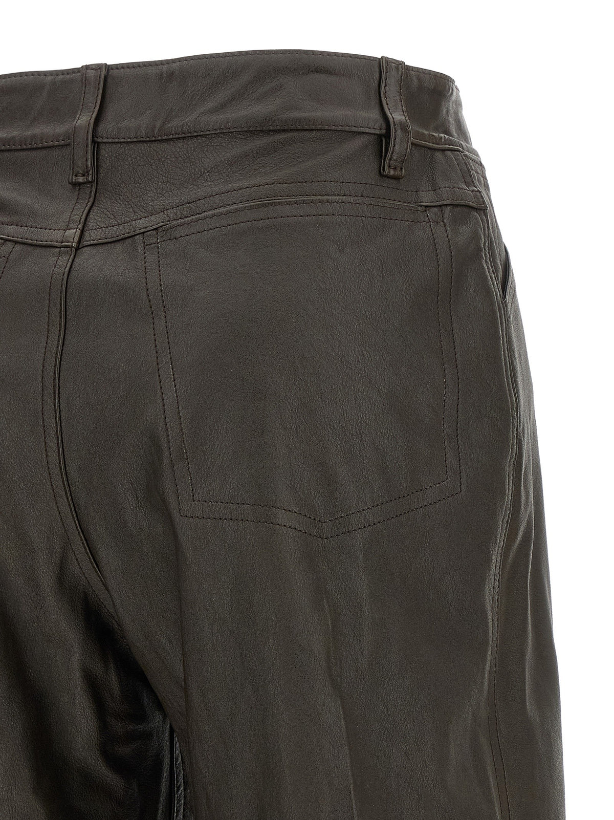 Leather bermuda shorts 4