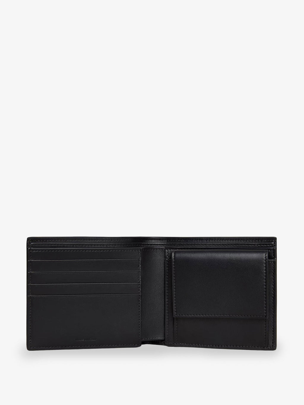 Leather Bi-Fold Wallet with Coin 3