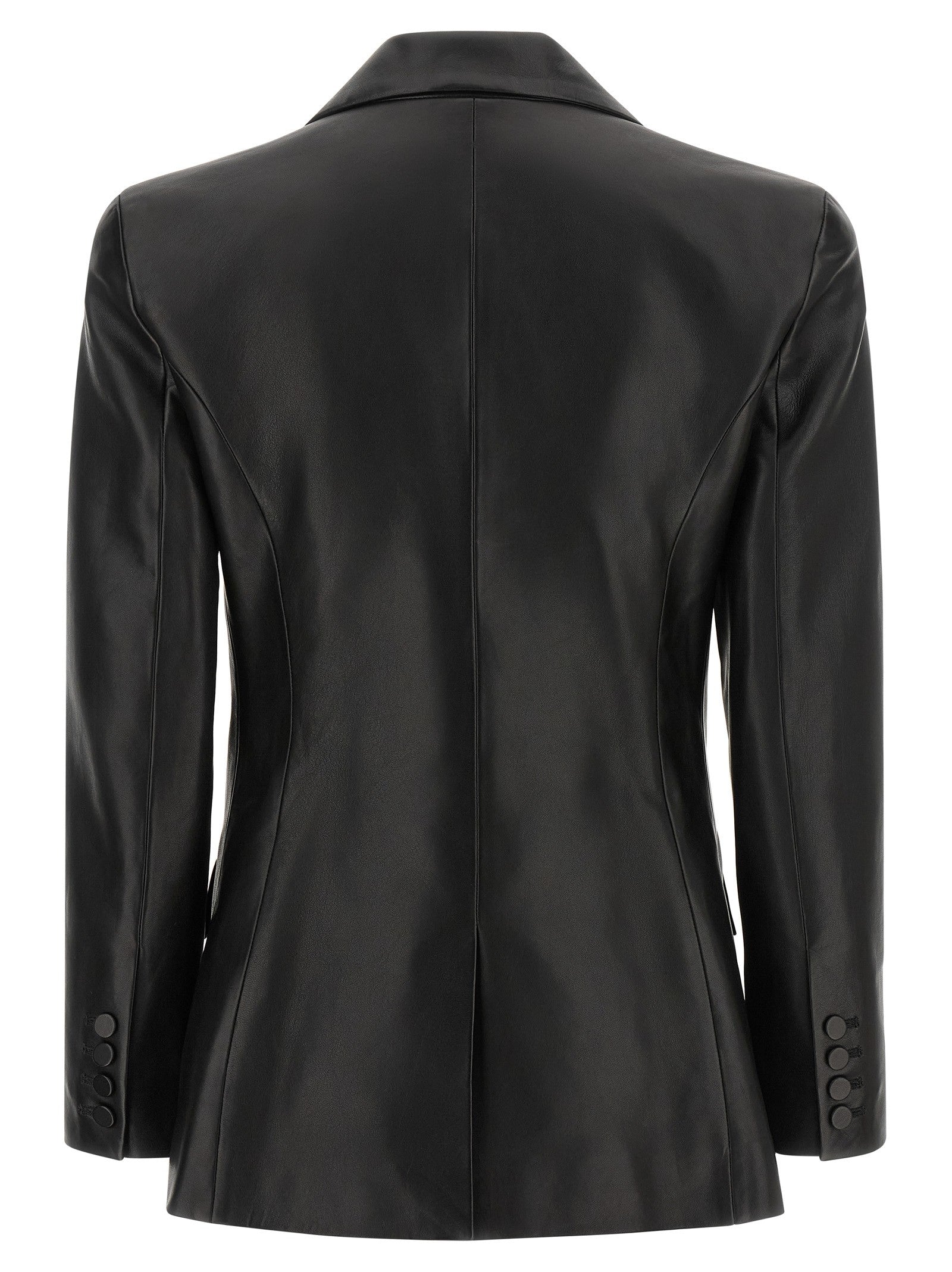 Leather blazer 2