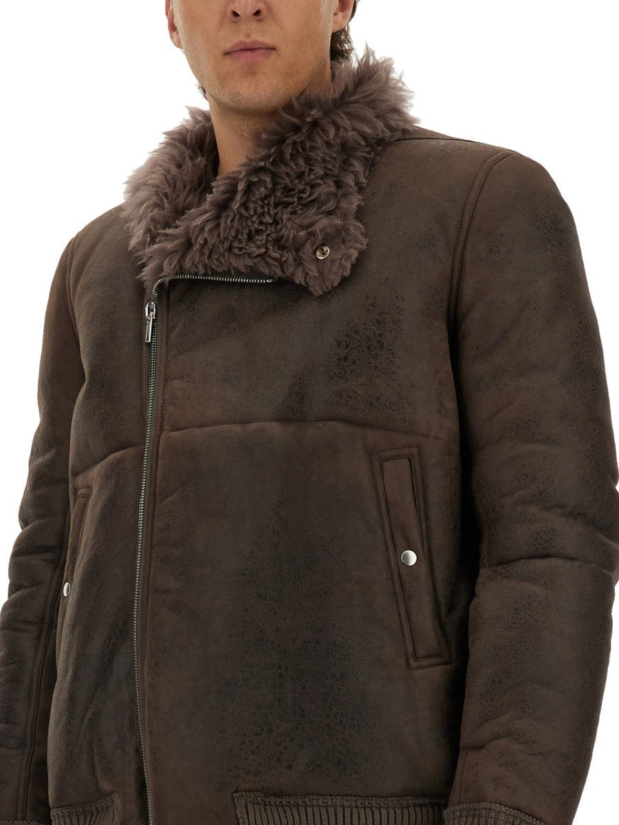 LEATHER BOMBER JACKET 4
