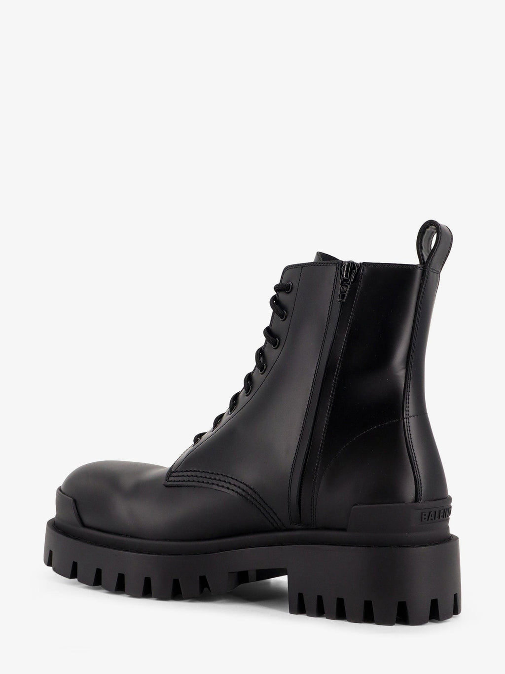 Leather boots with maxi rubber sole 4