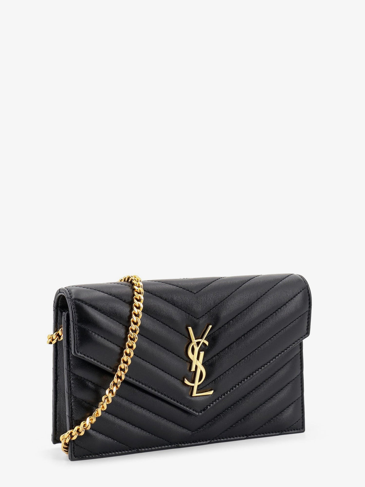 Leather crossbody bag with metal Cassandre logo 3