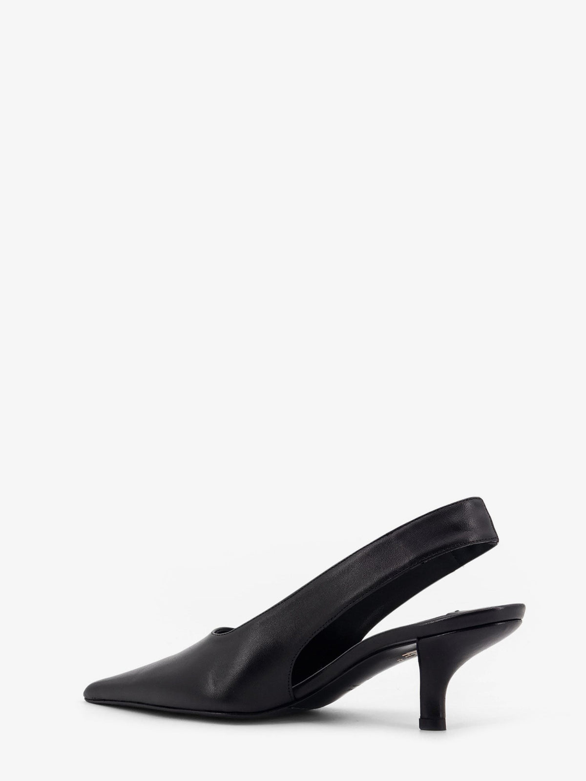 Leather décolleté 4