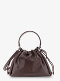Leather handbag with Monile detail
