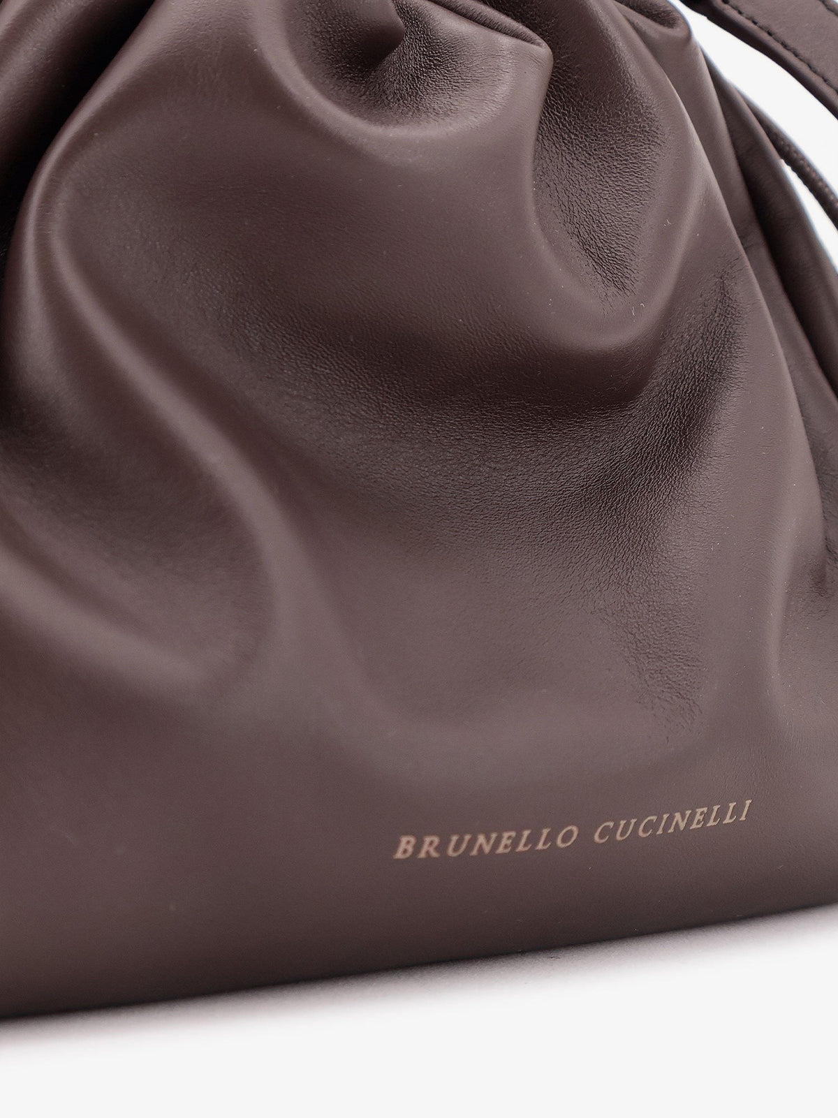 Leather handbag with Monile detail 5