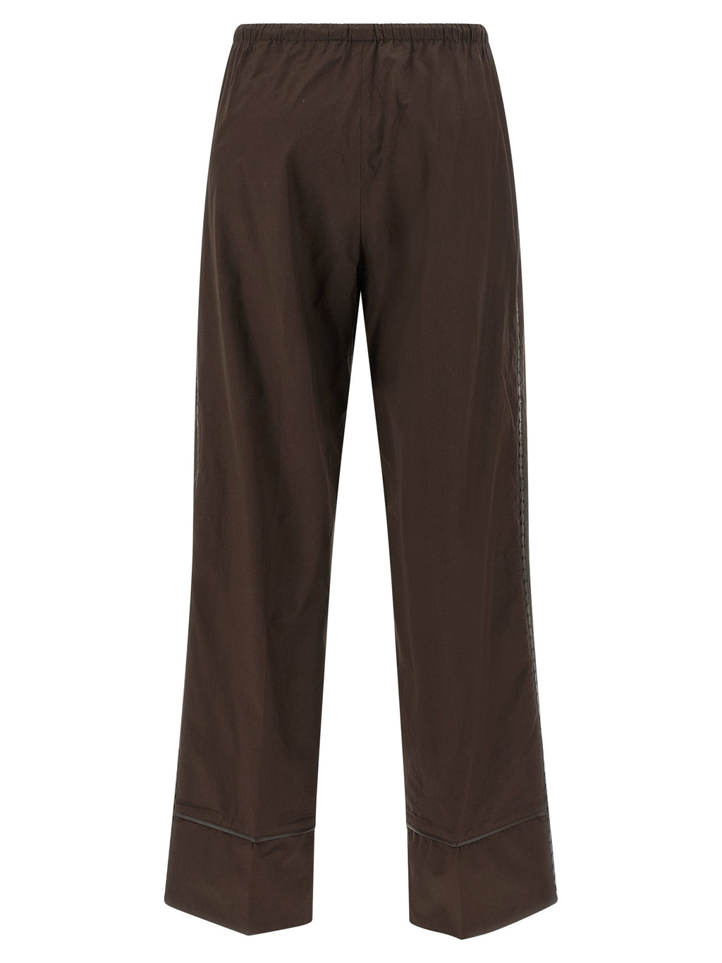 Leather insert pants 2