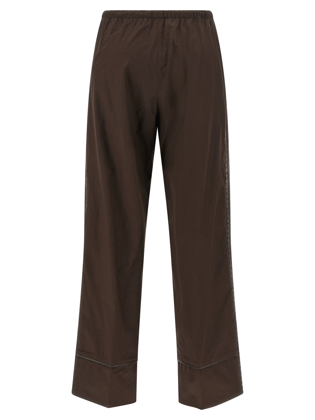Leather insert pants 2