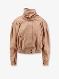 Leather Jacket with stitched profiles
