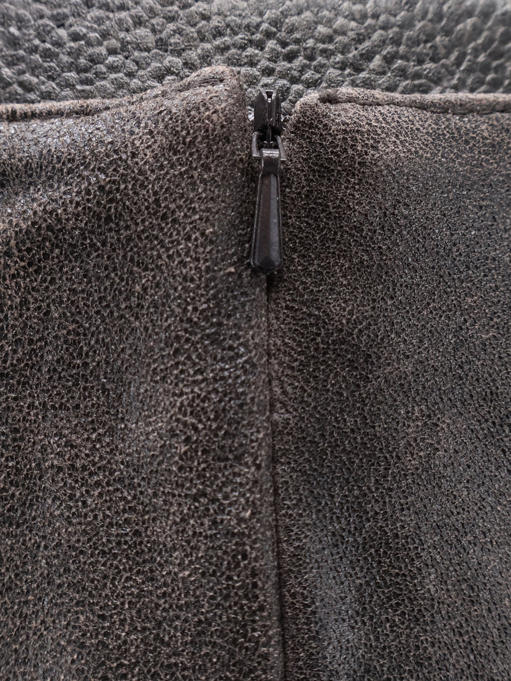 Leather midi skirt 3