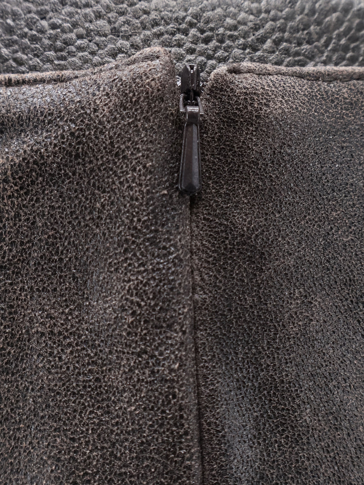Leather midi skirt 3