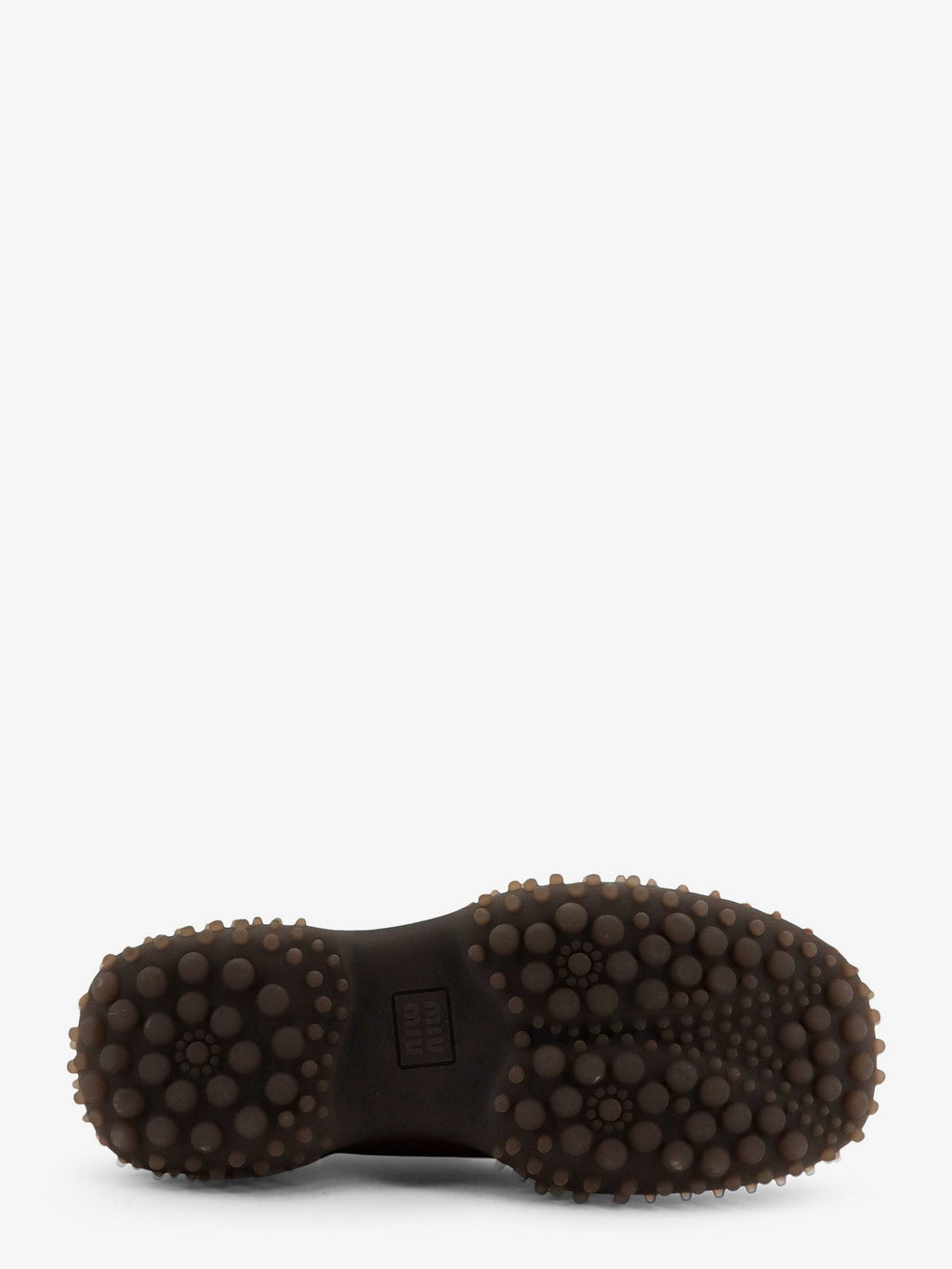 Leather sabot with embossed lettering logo 4