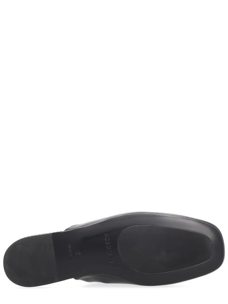LEATHER SABOT 6