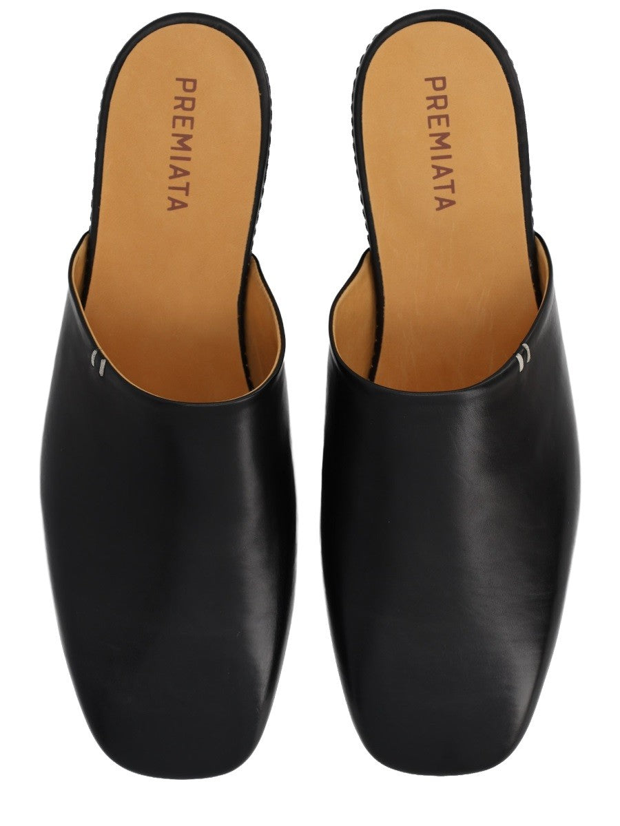LEATHER SABOT 5