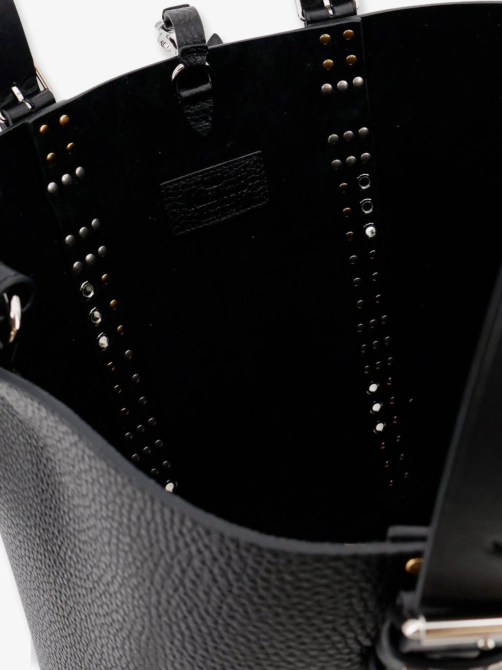 Leather shoulder bag with iconic studs 4