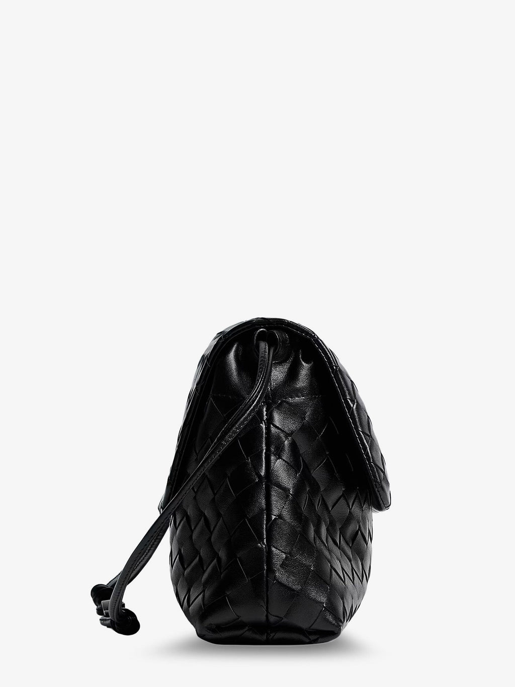 Leather shoulder bag with Intrecciato pattern 3