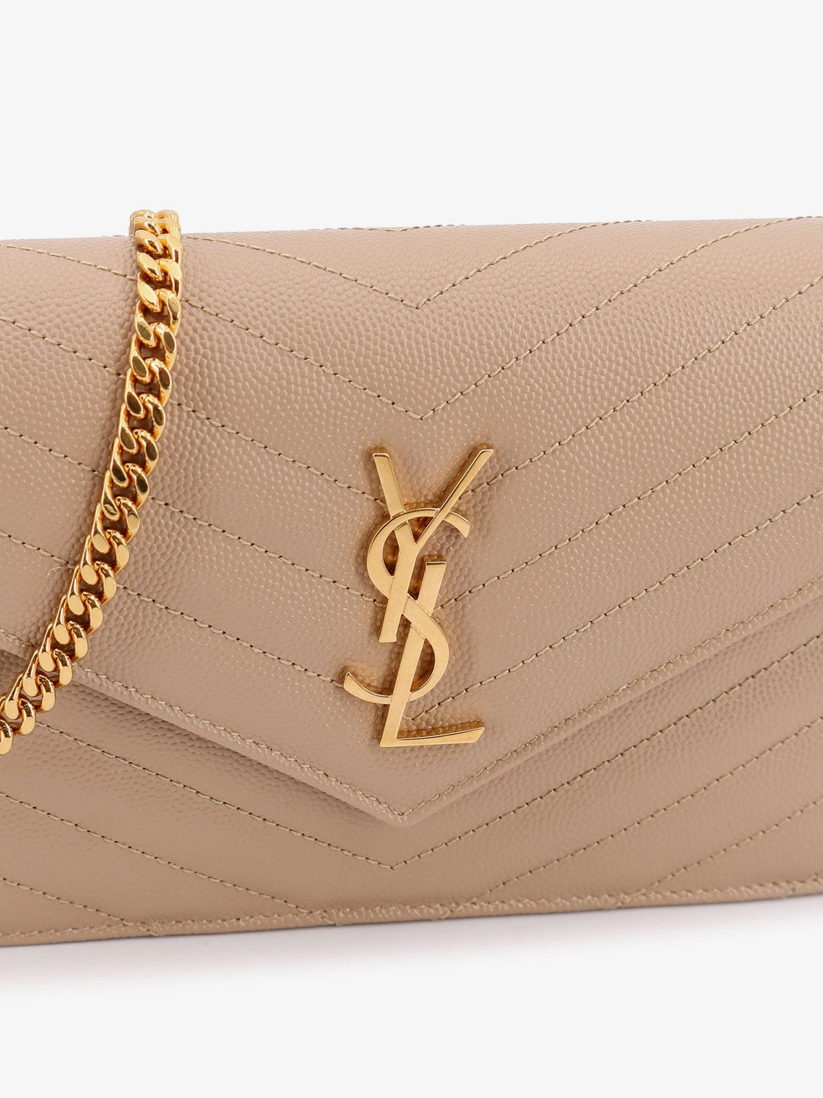 Leather shoulder bag with metal Cassandre logo 4