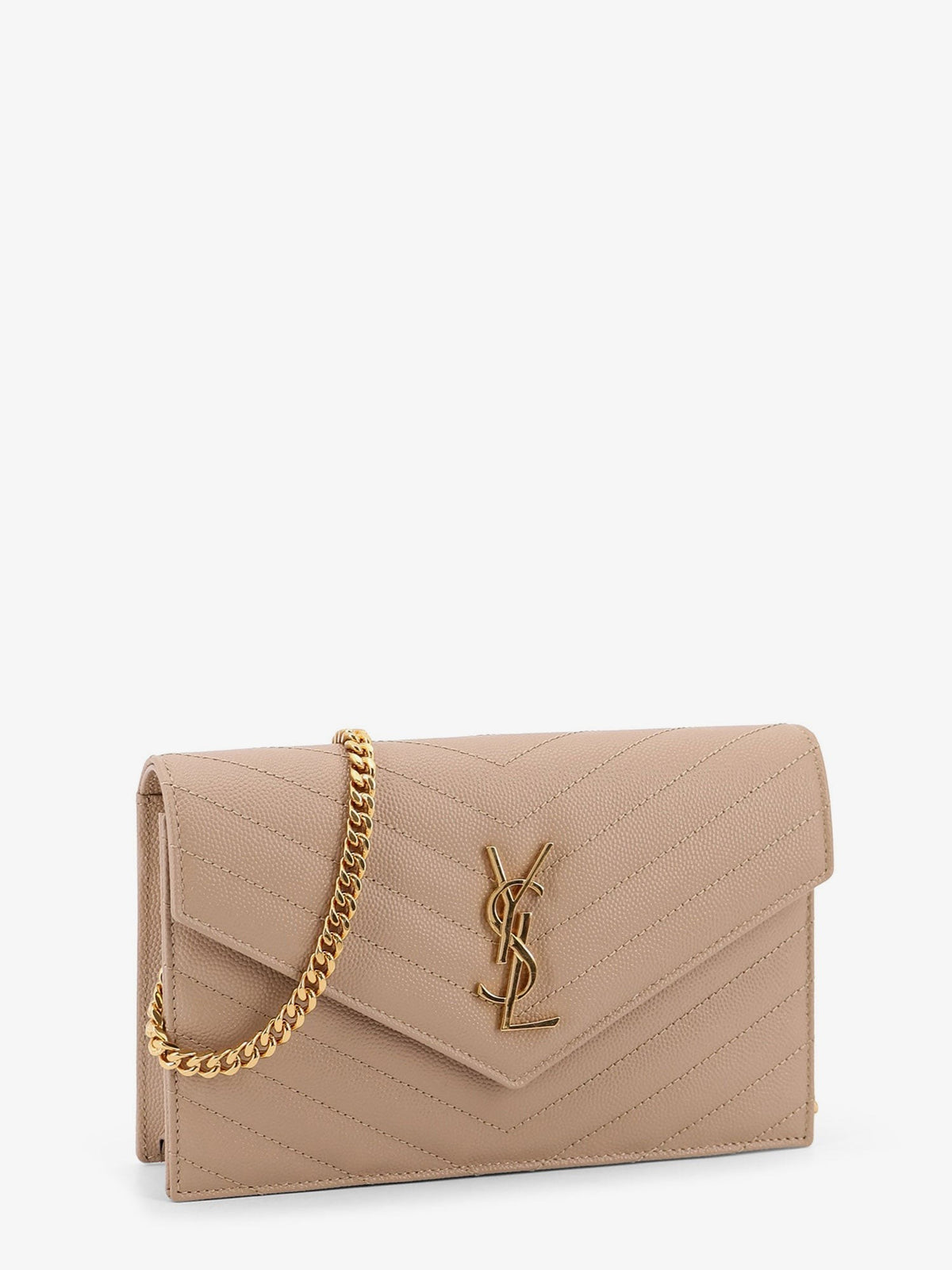 Leather shoulder bag with metal Cassandre logo 3