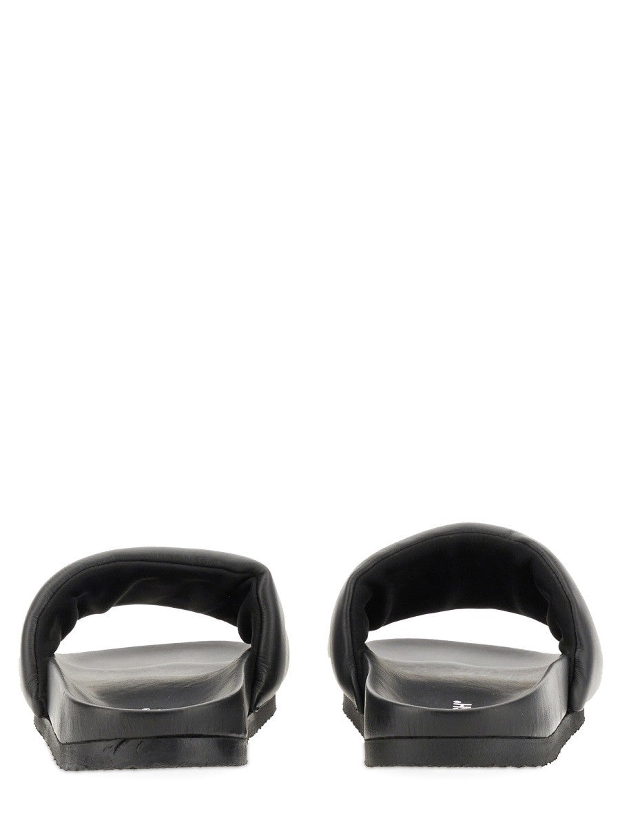 LEATHER SLIDE SANDAL 3