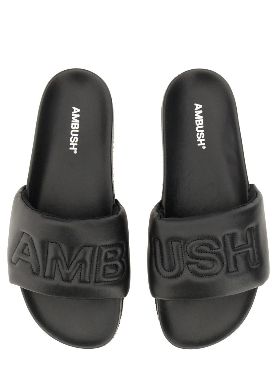 LEATHER SLIDE SANDAL 2