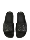 LEATHER SLIDE SANDALS 2
