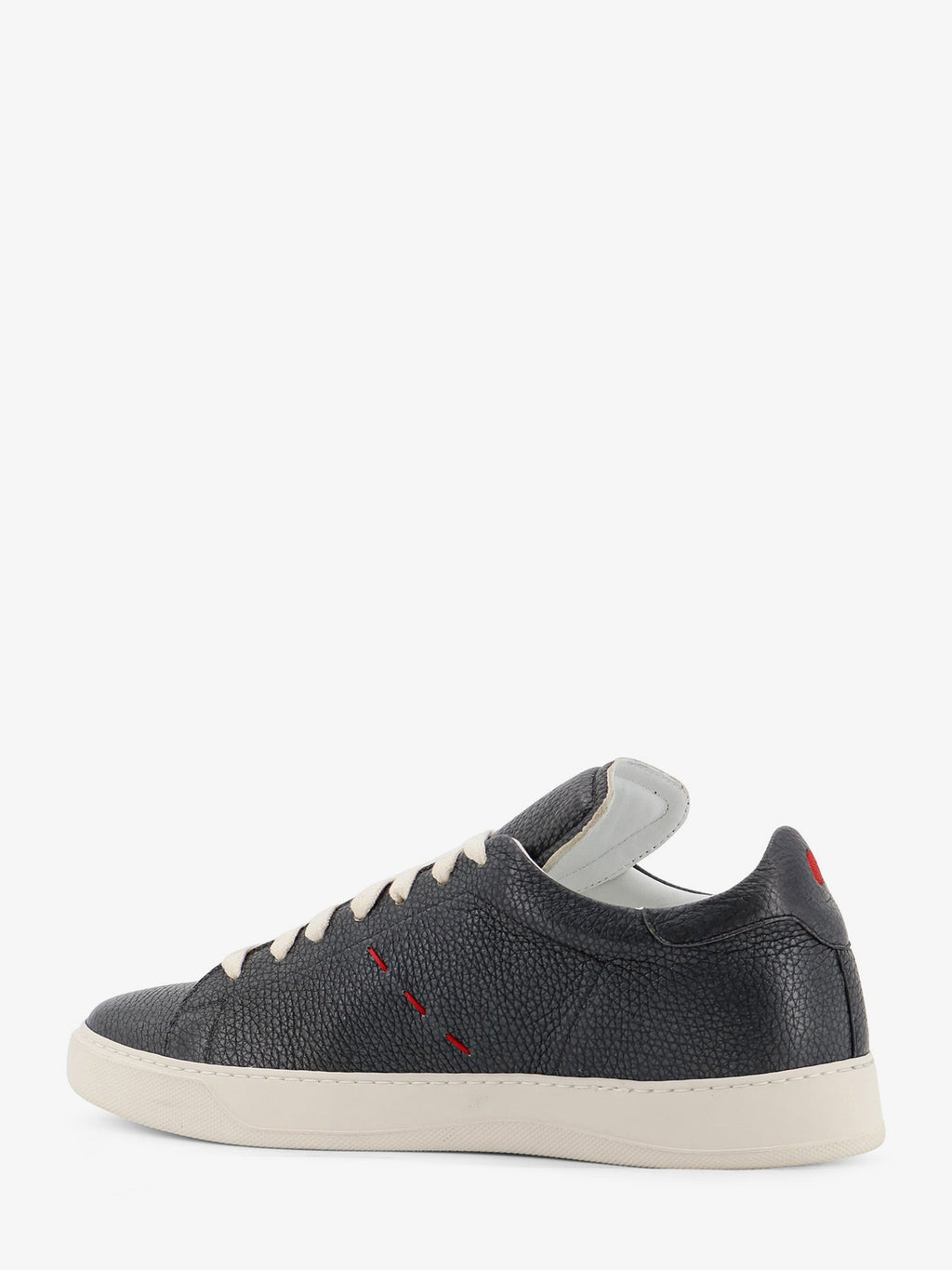 Leather sneakers with iconic side stitching 3