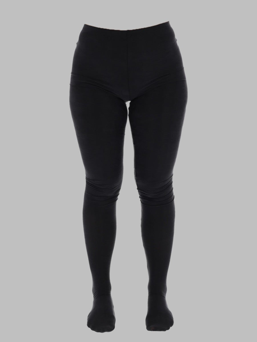 leggings in cupro