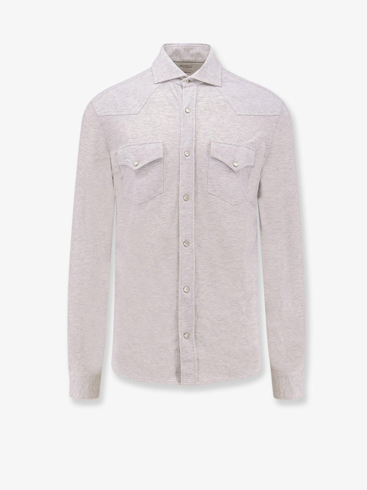 Leisure-fit cotton shirt