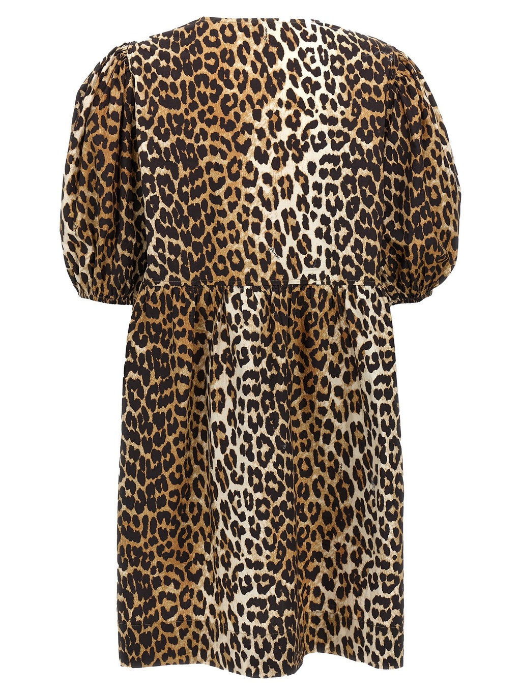 Leopard poplin dress 2