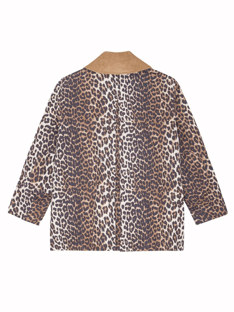 LEOPARD PRINT MIDI JACKET 3