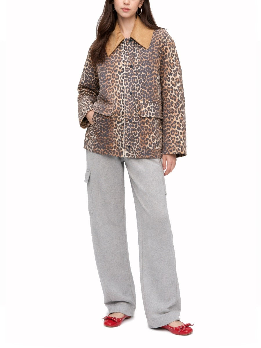 LEOPARD PRINT MIDI JACKET 2