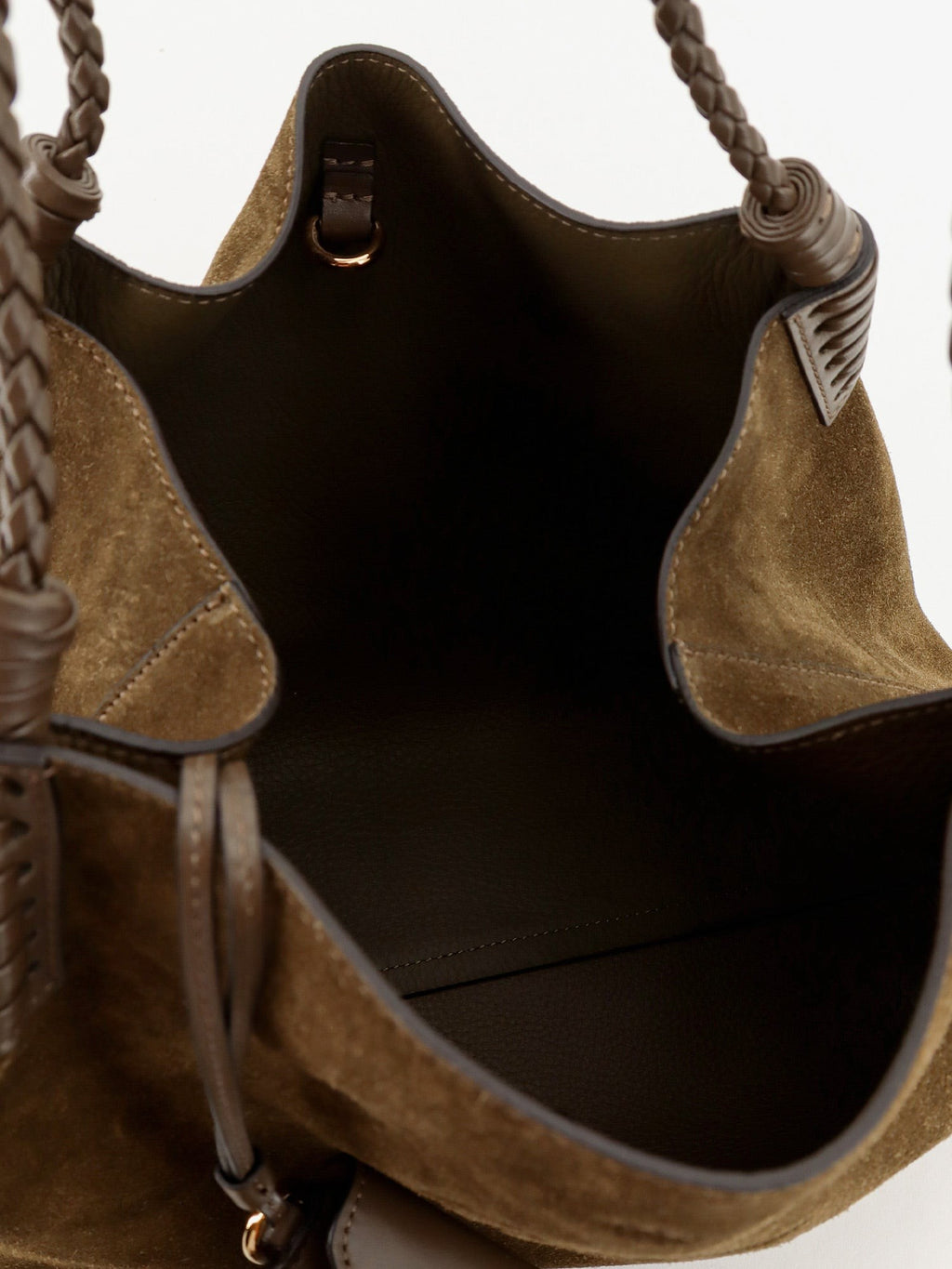 Libra S Arnica suede shopping bag 4